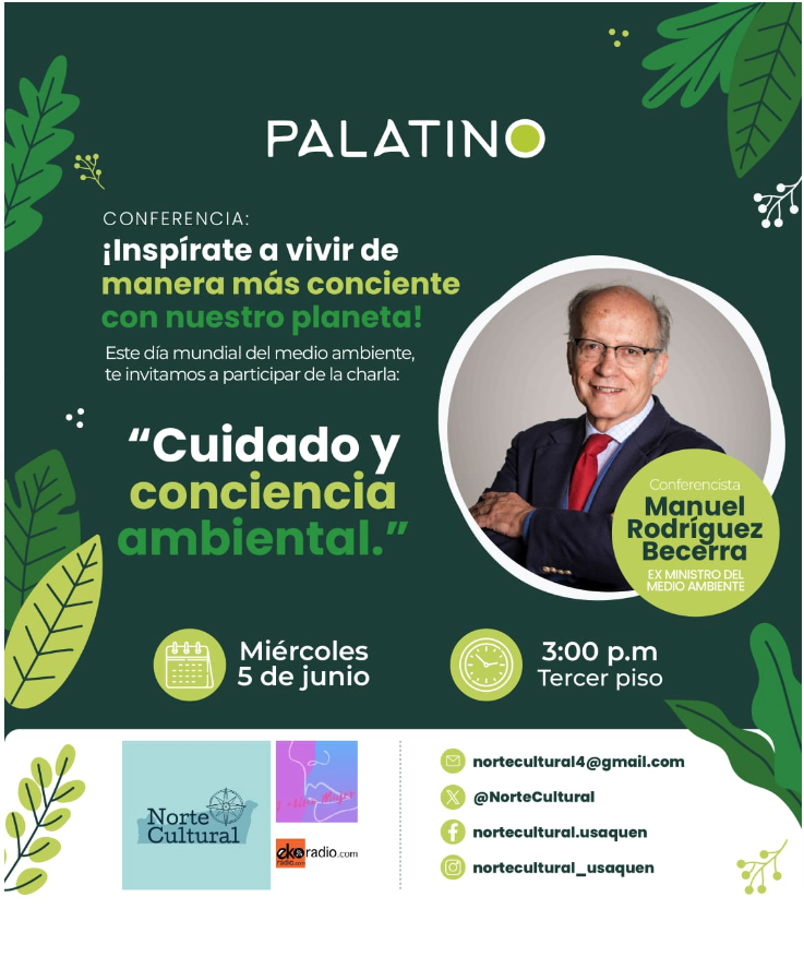 manuel_rodb's tweet photo. En el  #DíaMundialdelMedioAmbiente. 
🗓️ Miércoles 5 de Junio. 3:00 p.m Convoca Norte Cultural, en el Centro Palatino. https://t.co/hAmxXODRrW