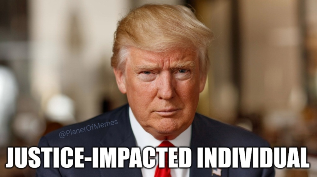 PlanetOfMemes's tweet photo. @Timcast Let's use inclusive language. It's not felon. https://t.co/kuU9iS8ZRH