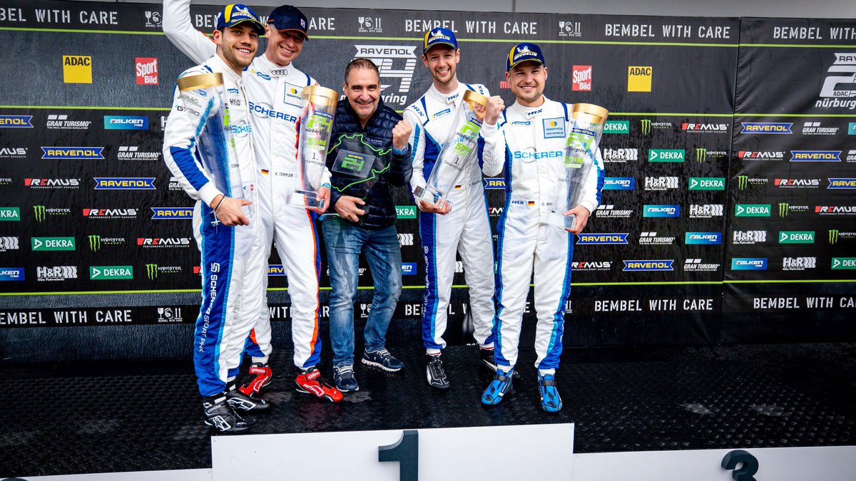 SCHERER SPORT PHX (@scherersportphx) on Twitter photo SCHERER SPORT PHX gewinnt die <a href="/24hNBR/">ADAC RAVENOL 24h Nürburgring</a> 2024
➡️ bit.ly/3VoLB3e
#SchererSportPHX #SchererSport #SchererGruppe #24hNBR #Nürburgring #Nordschleife #Greenhell #Racing #Motorsport SCHERER SPORT PHX gewinnt die <a href="/24hNBR/">ADAC RAVENOL 24h Nürburgring</a> 2024
➡️ bit.ly/3VoLB3e
#SchererSportPHX #SchererSport #SchererGruppe #24hNBR #Nürburgring #Nordschleife #Greenhell #Racing #Motorsport