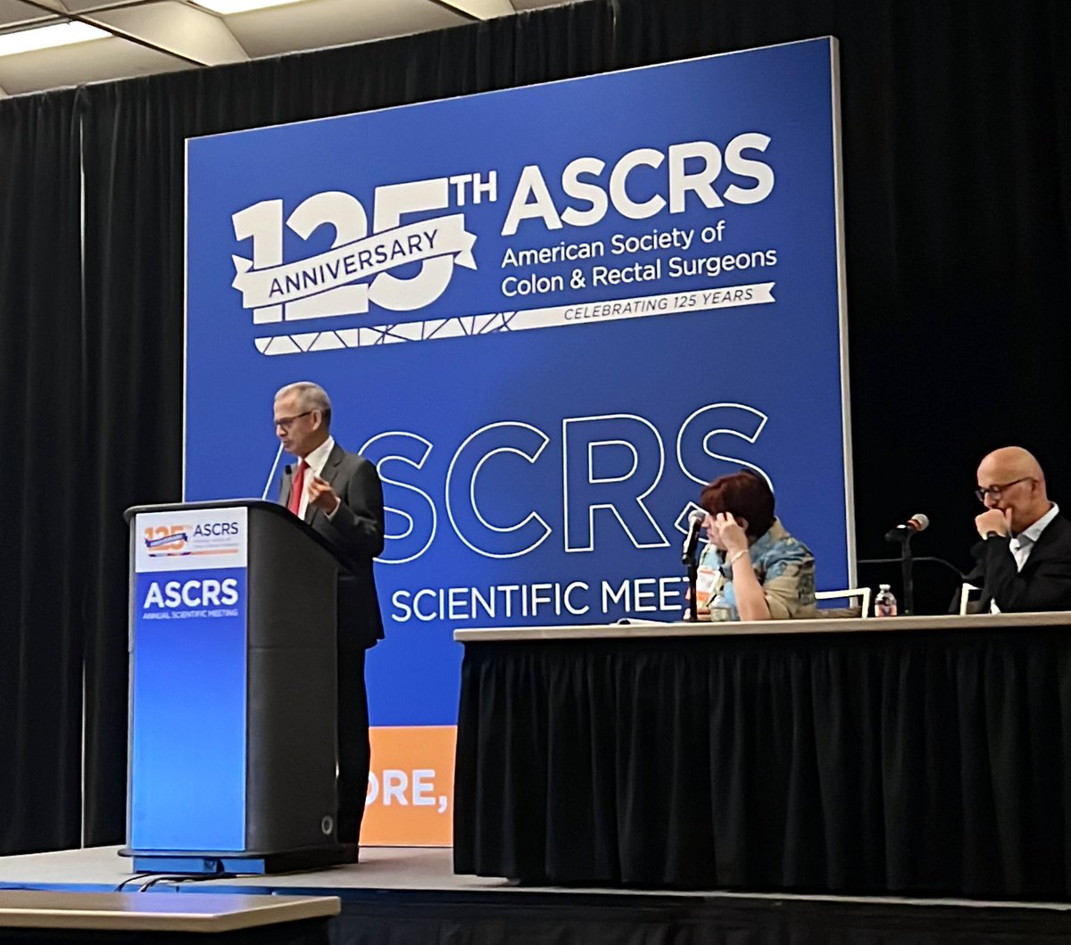 DCRjournal (@dcrjournal) on Twitter photo Next is <a href="/DrGarciaAguilar/">Julio Garcia Aguilar</a> to speak on “Organ Preservation in pts with Rectal Cancer Treated with Total Neoadjuvant Therapy”
An excellent session happening at #ASCRS24 Next is <a href="/DrGarciaAguilar/">Julio Garcia Aguilar</a> to speak on “Organ Preservation in pts with Rectal Cancer Treated with Total Neoadjuvant Therapy”
An excellent session happening at #ASCRS24