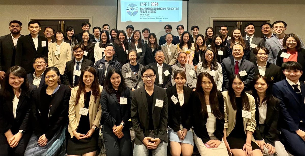 PeakNatapatMD's tweet photo. I would like to thank Thai-American Physicians Foundation #TAPF for inviting me to give a talk about “overview of the residency matching process” in the annual meeting this year. I am really happy to pay it forward to the next generation who pursue their dream in 🇺🇸 #TAPF2024 https://t.co/oA7p45Mezh