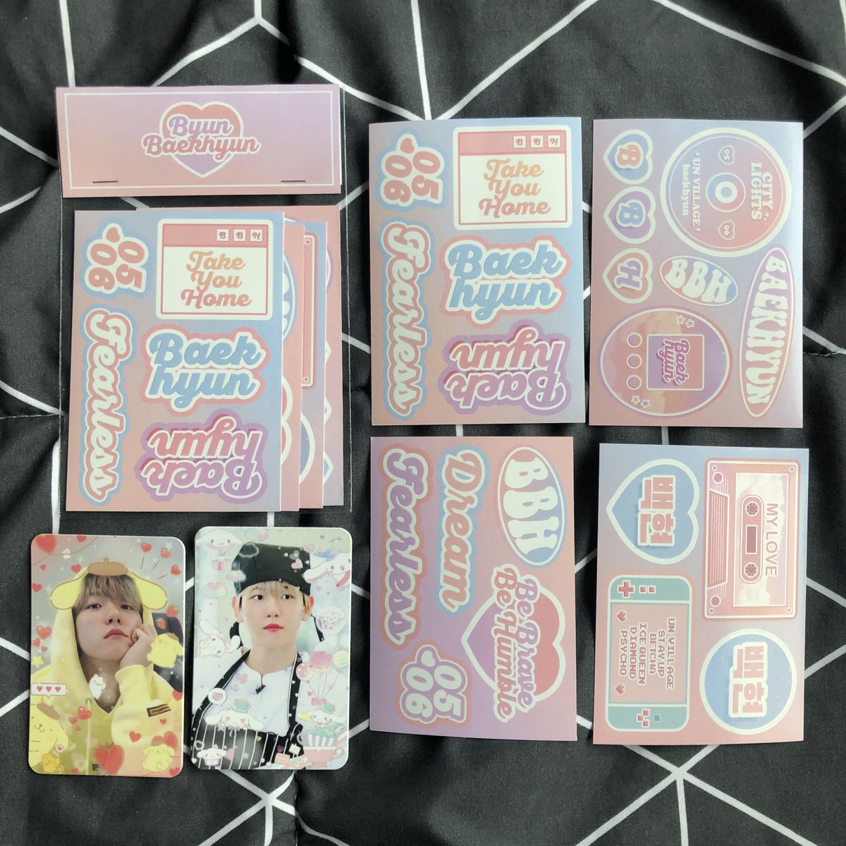 mintpscr's tweet photo. ⭐️พร้อมส่ง Sticker set (die-cut)💞
ลายนี้เหลืออยู่แบบละนิดหน่อยค่ะ
 ลดเหลือ 50฿/set (แถมการ์ด1ใบนะคะ)

❣️นัดรับหน้าคอนได้ทั้ง2วันค่า #ตลาดนัดEXO
#BBHLonsdaleiteinBKK #LONSDALEITEinBKK  #2024BAEKHYUNASIATOURINBKK https://t.co/O0O521RHOQ