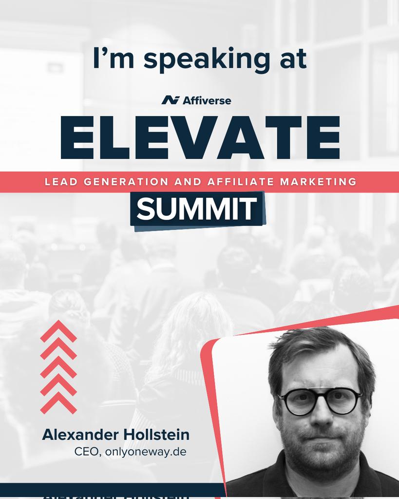 onlyoneway_de's tweet photo. Nur noch heute Early Bird für die ELEVATE SUMMIT LONDON im September @affiverse |Early Bird ends today for the ELEVATE SSUMMIT LONDON https://t.co/s8QO7cSSgy