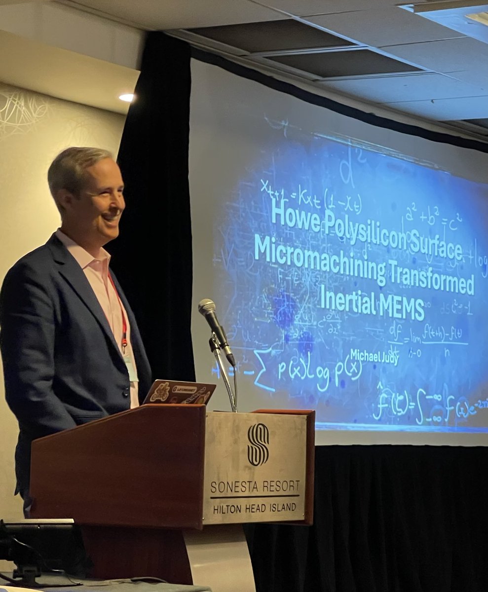 sunnysdesk's tweet image. At my PhD advisor Professor Roger T. Howe’s retirement celebration.
Mike Judy spoke about the impact Roger Howe had on surface #micromaching and Gary Fedder spoke about Roger’s geneology tracing back to Edison 🙏❤️
#MEMS #inertial ⁦@UCBerkeley⁩ 
⁦@Stanford⁩