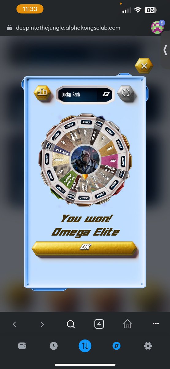 Name a staking system as rewarding as <a href="/AlphaKongsClub/">Alpha Kongs Club</a> .. low staking fees, user friendly interface, and as you can see: pretty high win rate on the kong wheel! Join us as we rise up and leave others behind! #akcforlife!! 🚀🚀🔥