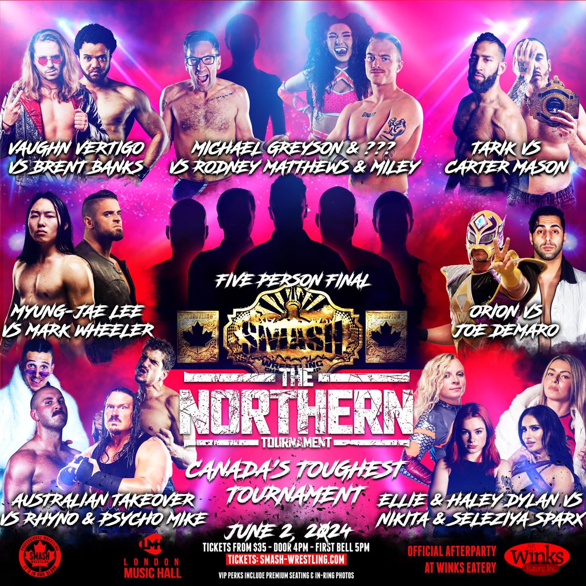 TONIGHT | The Northern Tournament

London Music Hall 📍

4pm Doors | 5pm Bell 🛎️