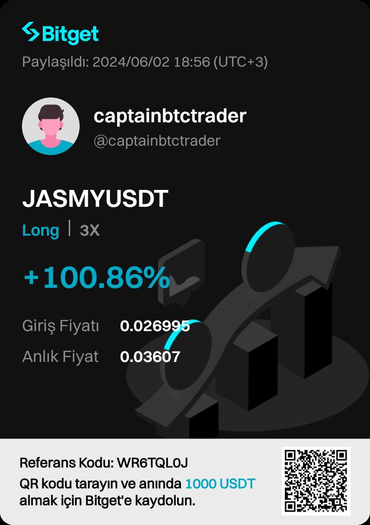 captainbtctrade's tweet photo. JASMYUSDT #btc #eth #jasmy
@KriptoReis7 https://t.co/zfN0BI42Kk