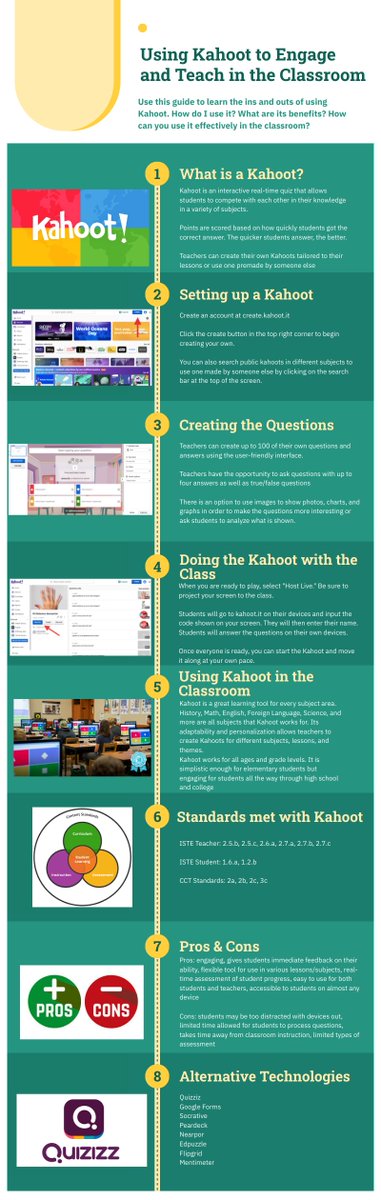 Kahoot is an engaging, immediate way to assess student progress in the classroom. This is an fun and easy way for teachers to monitor student progress while keeping the class engaged in a collection of fast-paced questions.
#teachinpedagogy