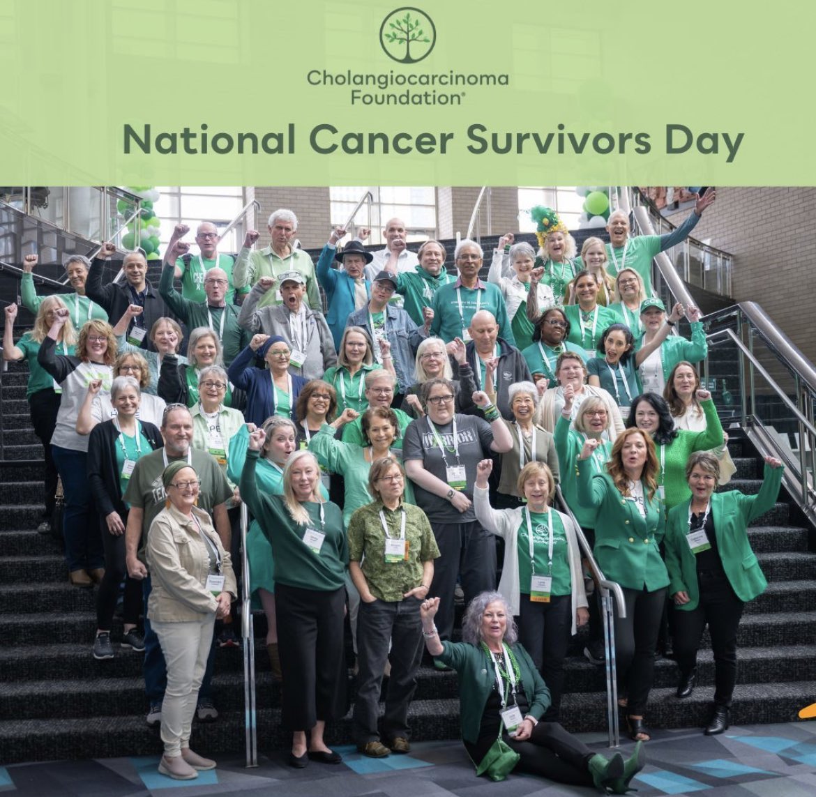 Thank you for your courage and determination. You inspire us all. 💪💚 

#NationalCancerSurvivorsDay #Cholangiocarcinoma #StrengthInCommunity #HopeInResearch #CureCCA #CCAHope