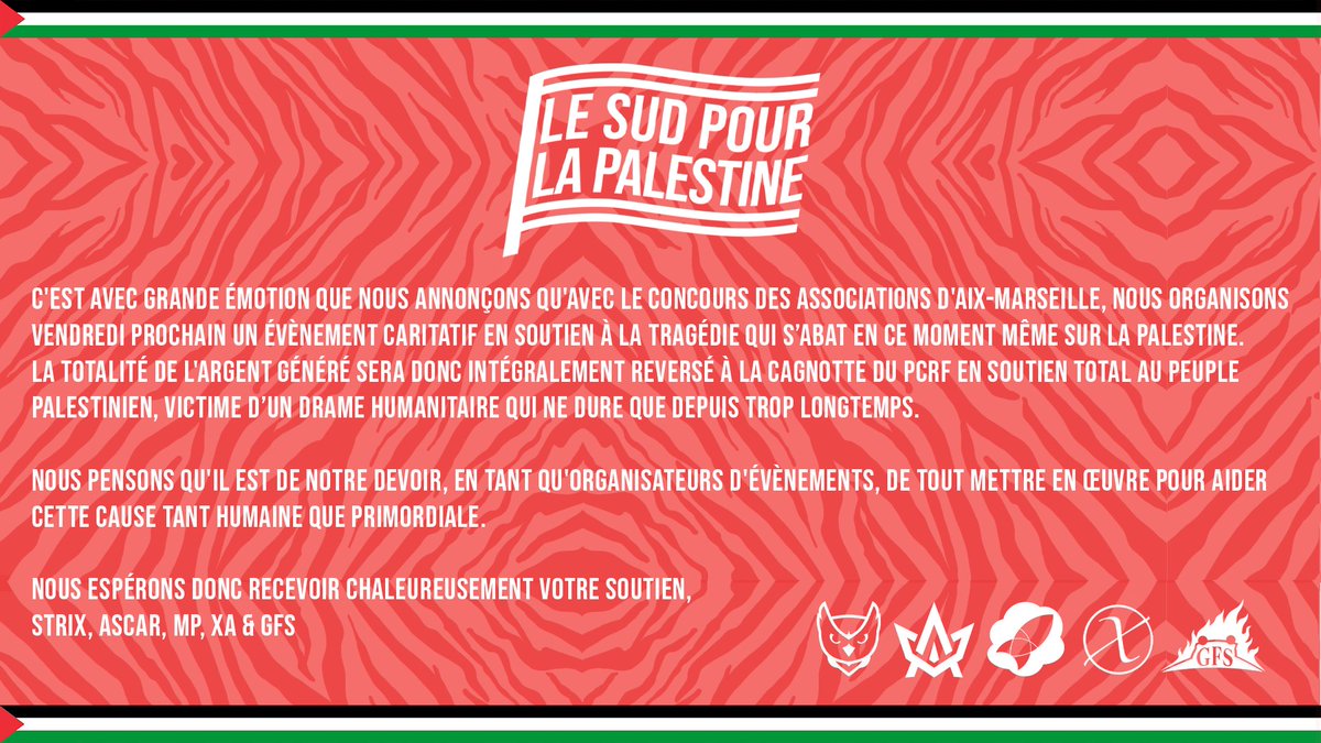 strixmarseille's tweet photo. Notre positionnement sur la situation actuelle. 🍉

Toutes nos pensées vont à la Palestine et nous espérons le meilleur à l'avenir. 🙏 https://t.co/JIgfkhPwIv