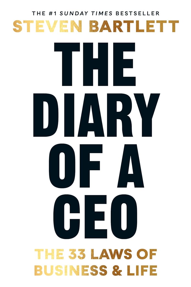 📚Last week, I wrapped up reading the book "Diary of a CEO" by Steven Bartlett and it was a great read! Definitely some thought provoking laws mentioned - highly recommend for entrepreneurs. What are you reading?