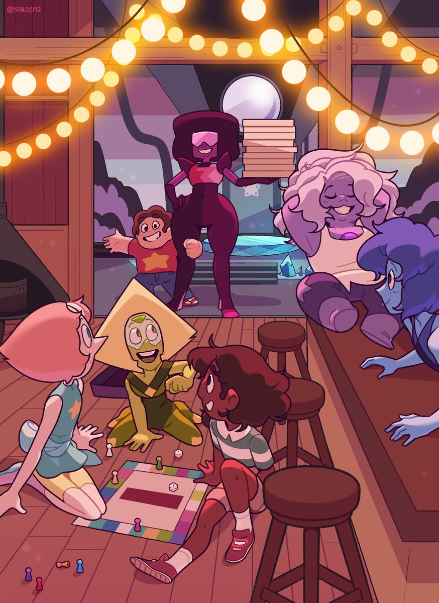 game night 🎲 #stevenuniverse