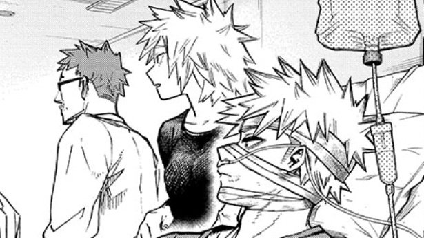 katsmuki's tweet photo. #MHA424
Bakugou family making me emotional :( https://t.co/1p8FmezbtJ