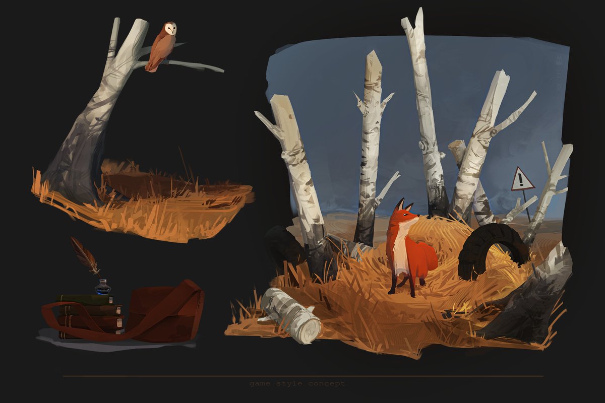 My stuff from Artstation =  v =
God, when will I start receiving commissions..I want to eat 🥲
#CGArt
#digitalart
#art
#artstation