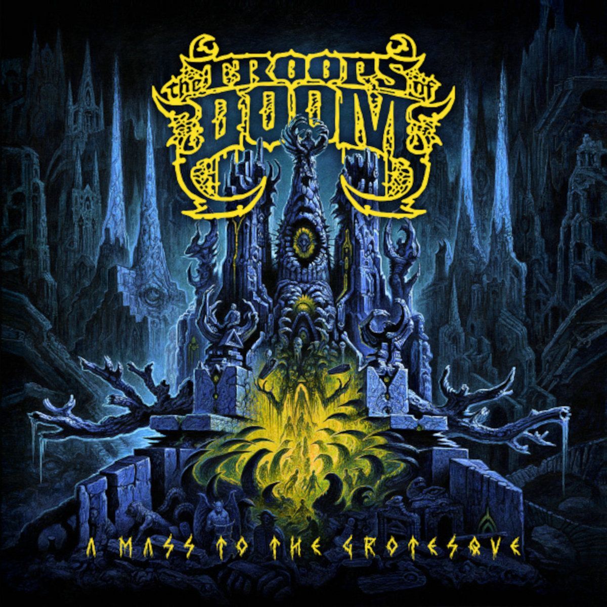 newmetalalbums1's tweet photo. Brazilian Death Thrashers THE TROOPS OF DOOM released their new album 'A Mass To The Grotesque' on May 31, 2024 via Alma Mater Records. Any favorite tracks? #thetroopsofdoom #amasstothegrotesque #deathmetal #thrashmetal #deaththrash #extrememetal #metaltwitter @thetroopsofdoom https://t.co/7H8AfyDgkh