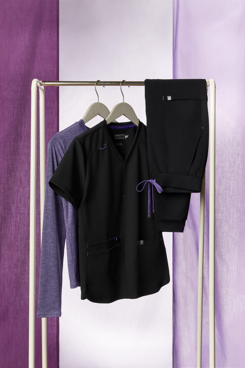 Meet 'Wisteria' – our newest, limited-edition scrub set. Stay stylish and comfortable all shift long 💜