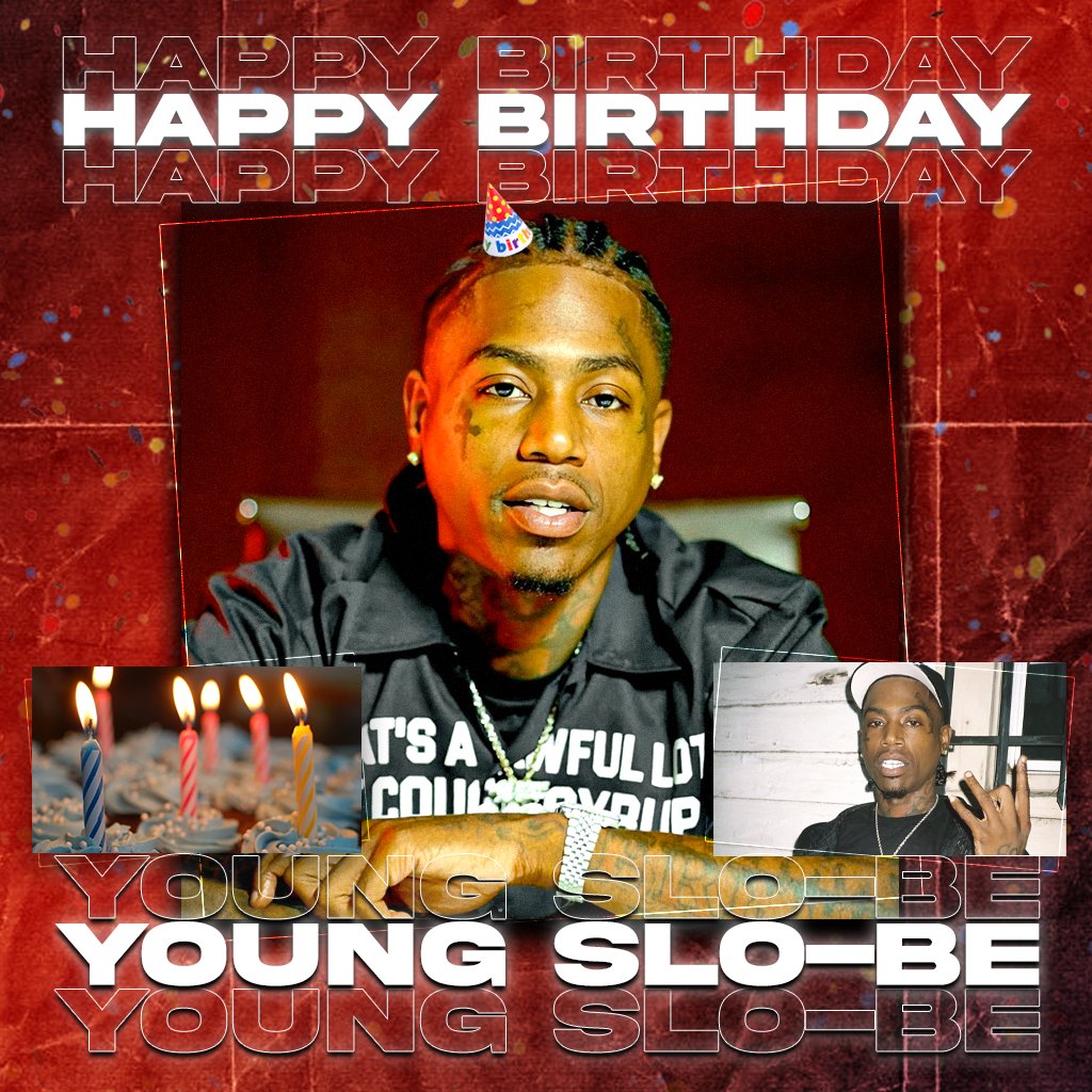 TheThizzler's tweet photo. Happy 31st Birthday to the late and great Stockton legend #YoungSloBe 🖤🥀 . It hurts to have lost such a tremendous talent, but it was an honor to work with him for the time that we did. Let us know your favorite #YoungSloBe song in the comments!⁠ https://t.co/HuSpS5JFRt