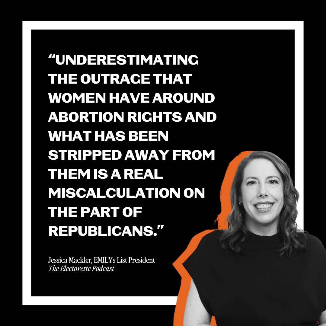 jessicamackler's tweet photo. Last week, I joined The @electorette and @JTaylorSkinner to talk about how abortion restrictions have shaped the political landscape, and VP @kamalaharris's role in leading those conversations. Check out my full interview here: https://t.co/04PzuX5hbS https://t.co/SmrSLOgYUS