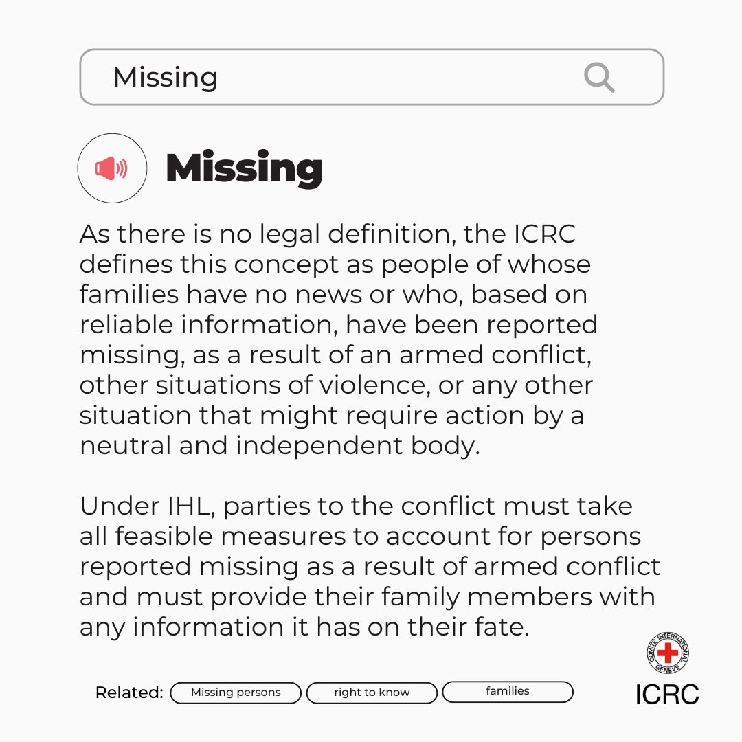 For every person missing, countless people are missing them. Families deserve to know what happened and where their loved ones are.