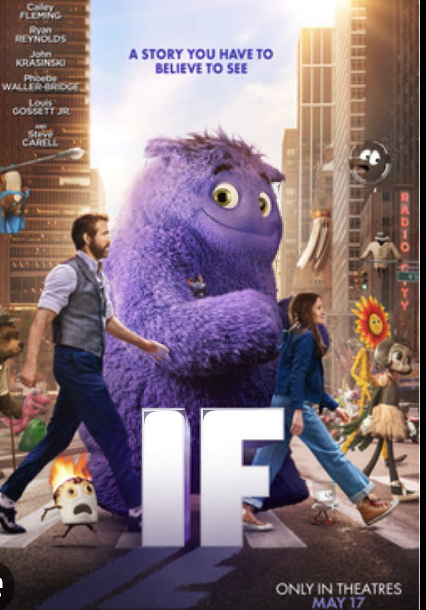 RayDorsey7's tweet photo. @johnkrasinski
AMAZING film! Took my 2 daughters (19 & 13). We all cried through the whole thing (in a good way! 🥺) Job well done!
Also we loved Brad Pitt’s character, Keith! Kept calling his name out in the cinema. whenever @VancityReynolds tripped 😂
#IF #IFfamily https://t.co/eJuIJRnhSP