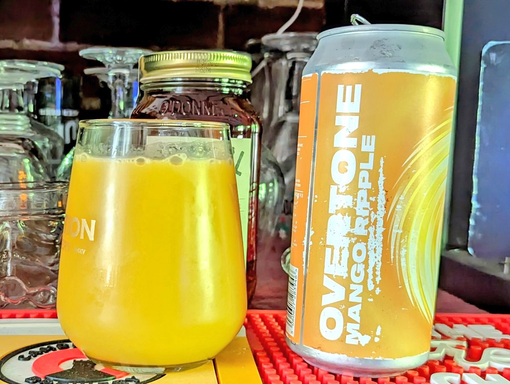 ๐ญ๐๐๐๐ณ๐๐๐๐๐๐๐พ๐๐๐๐๐๐๐๐๐๐๐๐ป (@beerhunter74) on Twitter photo Mango Ripple, a Sour Smoothie by <a href="/Overtonebrewing/">Overtone Brewing Co</a>
This one's not too sour, quite sweet, very smooth & creamy with a bit of vanilla coming through & lots of big mango flavour.
Good summer drink. Mango Ripple, a Sour Smoothie by <a href="/Overtonebrewing/">Overtone Brewing Co</a>
This one's not too sour, quite sweet, very smooth & creamy with a bit of vanilla coming through & lots of big mango flavour.
Good summer drink.