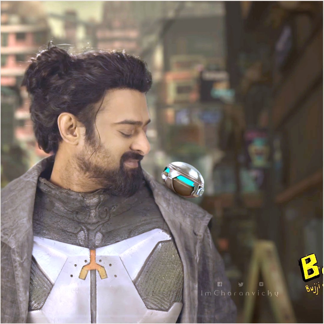 charanvicky_'s tweet photo. The way Bhairava looking at @BelikeBujji 🥰❤️‍🔥😭 #Prabhas #Kalki2898AD https://t.co/rwAmYgx1A0