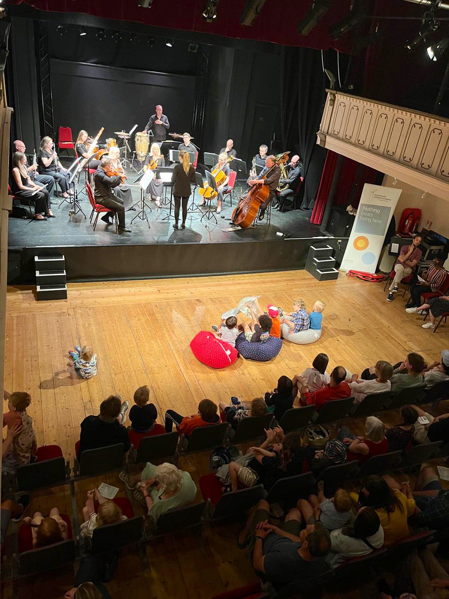 Huge congratulations to Aanu, Ed &amp; Tammy on marking the end of their <a href="/BSOrchestra/">Bournemouth Symphony Orchestra</a> Young Artists programme with us, taking an amazing family audience <a href="/BridportArts/">Bridport Arts Centre</a> on a magical musical journey this afternoon - what a team! 🐘 🐝 🌊 💨 🔥 🌍 🌒 ✨