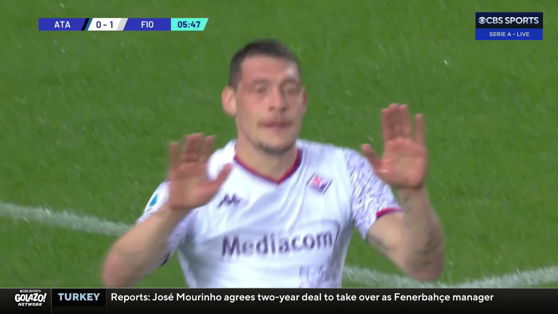 Andrea Belotti bags his second Serie A goal of the season for Fiorentina, whom he joined in January 💥