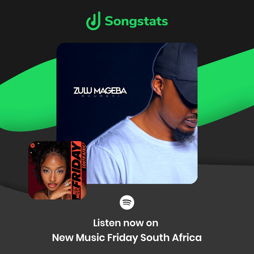 @xpressedrecords Woohoo!! Your track "Mvumeni" was added to the editorial playlist 'New Music Friday South Africa' with over 90.1K Followers on Spotify!