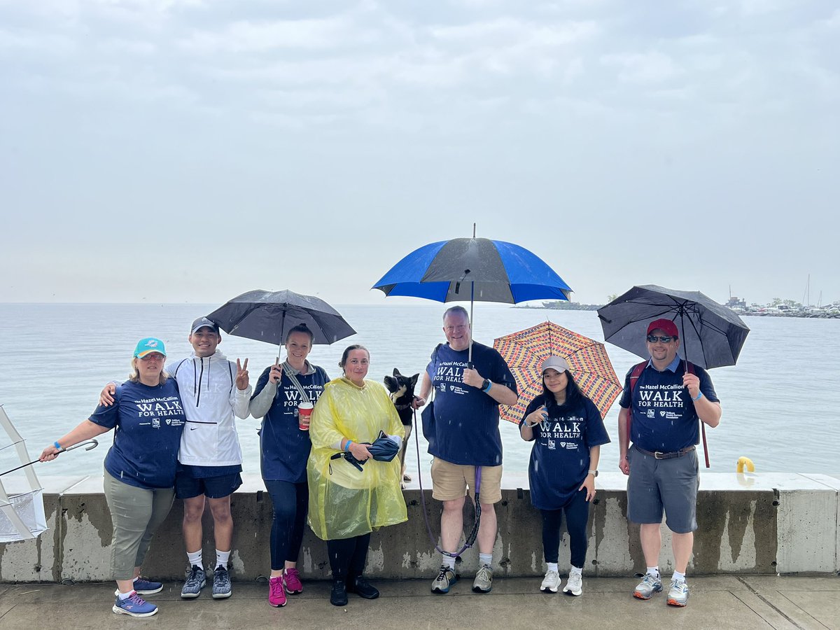 MBOTOntario's tweet photo. This morning, #MBOT team members joined the @THP_hospital Hazel McCallion Walk for Health in #PortCredit, in support of building Canada’s largest hospital, the future home of The Peter Gilgan #Mississauga Hospital. Thank you to everyone who supported our fundraising team! https://t.co/kLuD5qN20l