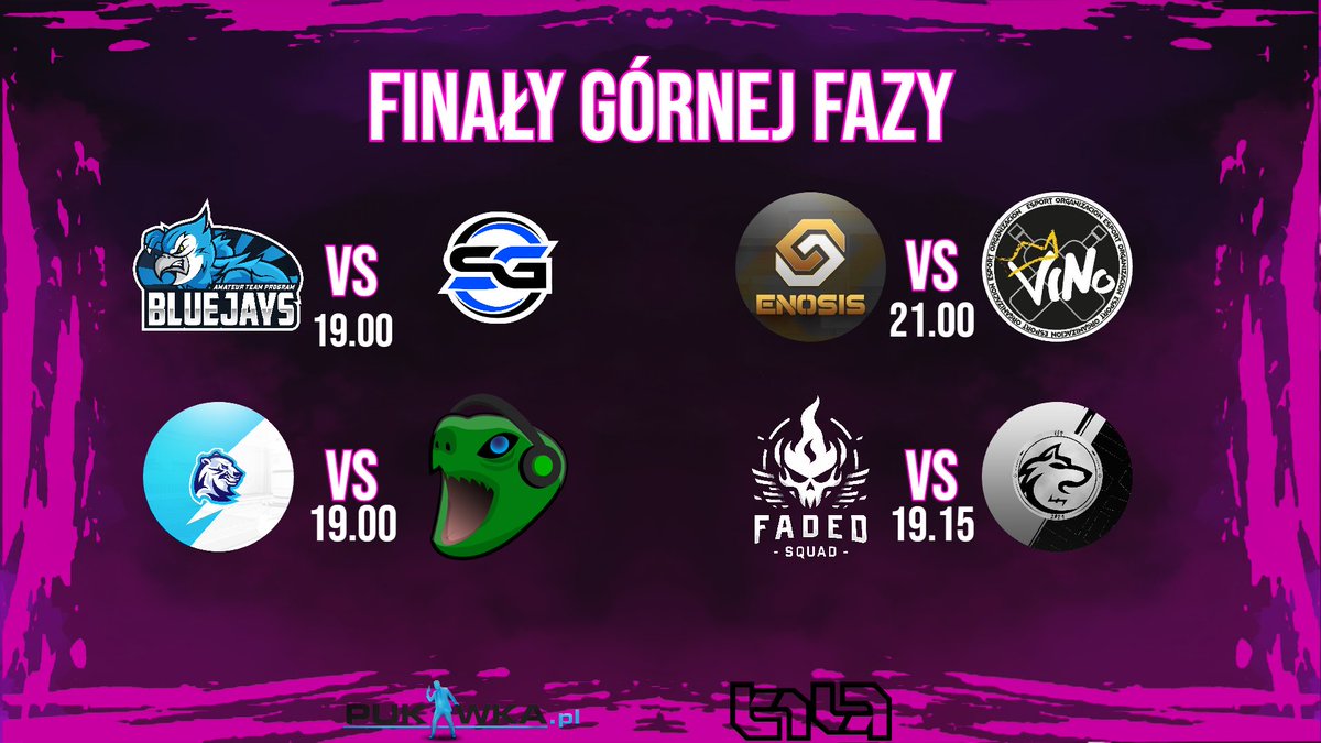 SpiritsCup (@spiritsinc0) on Twitter photo Taki rozkład na dzisiejszy wieczór, w którym zmierzy się aż 8 drużyn z którego wychodzą tylko 4 do fazy finałowej
<a href="/SignumESP/">Signum Esports</a> vs <a href="/BLUEJAYS_ATP/">BLUEJAYS Sports Amateur Team Program</a> Ember
<a href="/Lodis_LDS/">LODIS</a> Ac vs ŻółwOdTyłu
<a href="/EnosisCR/">Enosis eSports</a> vs @VinoEsport
<a href="/fadedsquadgg/">Faded Squad</a> vs @hevind_forces Taki rozkład na dzisiejszy wieczór, w którym zmierzy się aż 8 drużyn z którego wychodzą tylko 4 do fazy finałowej
<a href="/SignumESP/">Signum Esports</a> vs <a href="/BLUEJAYS_ATP/">BLUEJAYS Sports Amateur Team Program</a> Ember
<a href="/Lodis_LDS/">LODIS</a> Ac vs ŻółwOdTyłu
<a href="/EnosisCR/">Enosis eSports</a> vs @VinoEsport
<a href="/fadedsquadgg/">Faded Squad</a> vs @hevind_forces