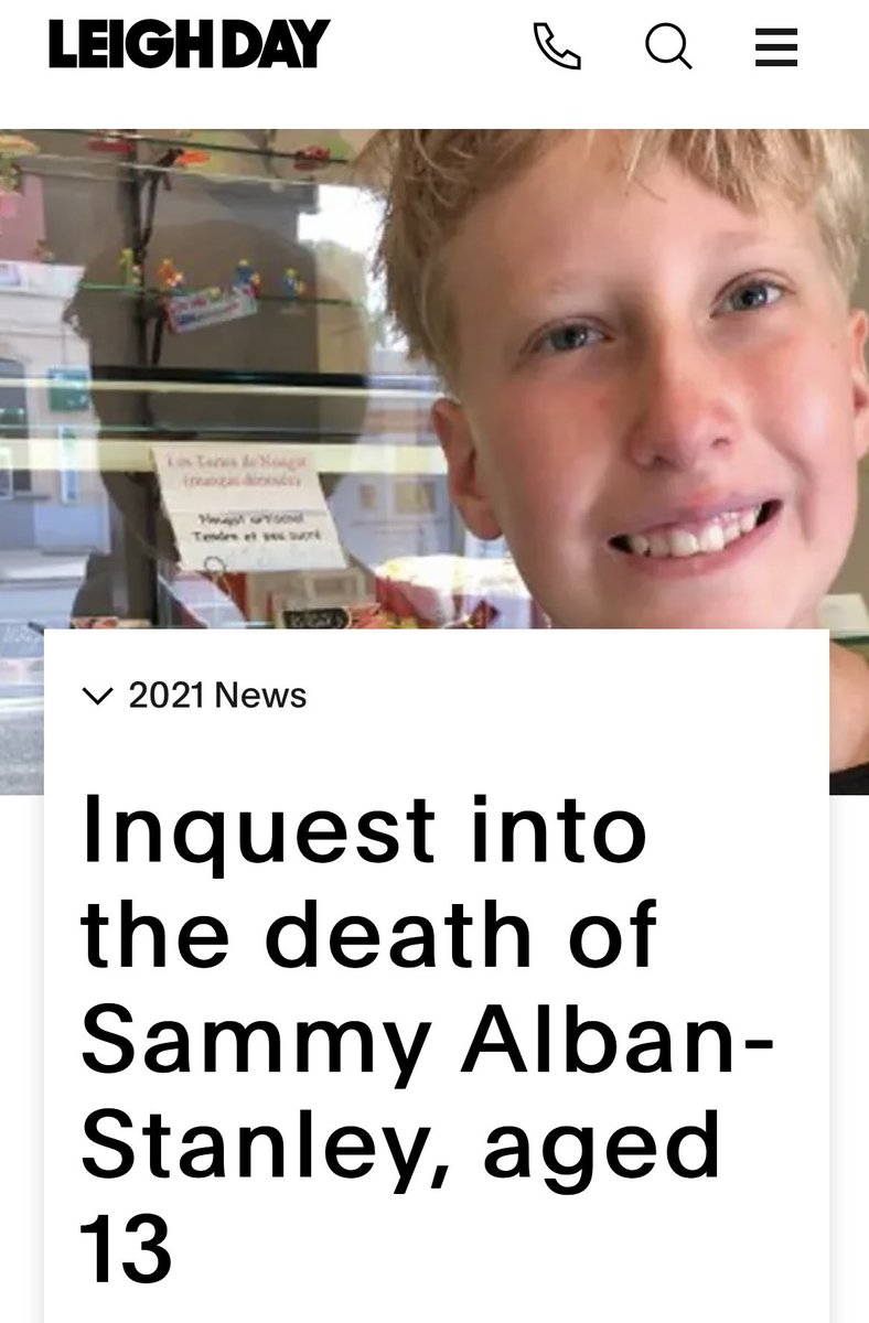 PAlbanStanley's tweet photo. “The L.Authority & Mental Health Services were aware that Sammy’s behaviour (during episodes he could not control) presented a threat to his life. However, Patricia had met a wall of resistance in her efforts to secure help at home.”#sammy4change
https://t.co/YspxN567MX https://t.co/dK21Jt7QFw