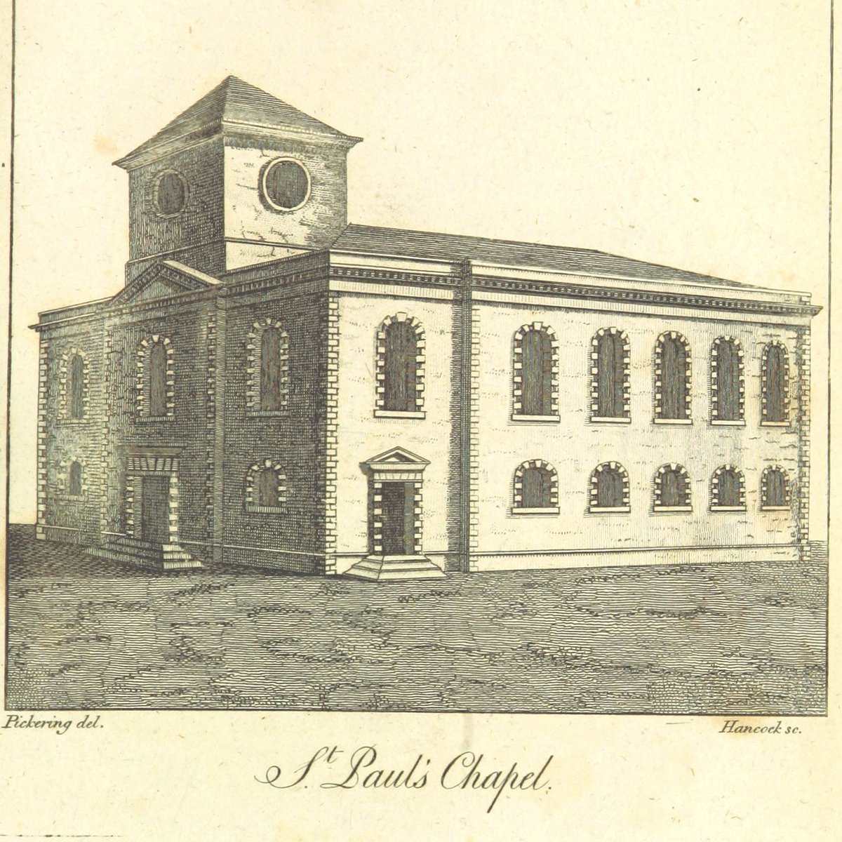 StPaulsChurchJQ's tweet photo. St Paul's Chapel in #StPaulsSquare was consecrated on this day in 1779. Originally it had no spire because of lack of funds. Money was found and a stone spire was erected in 1824.
It was the church of successful industrialists like #MatthewBolton and #JamesWatt who lived nearby. https://t.co/BrjHJVthLW