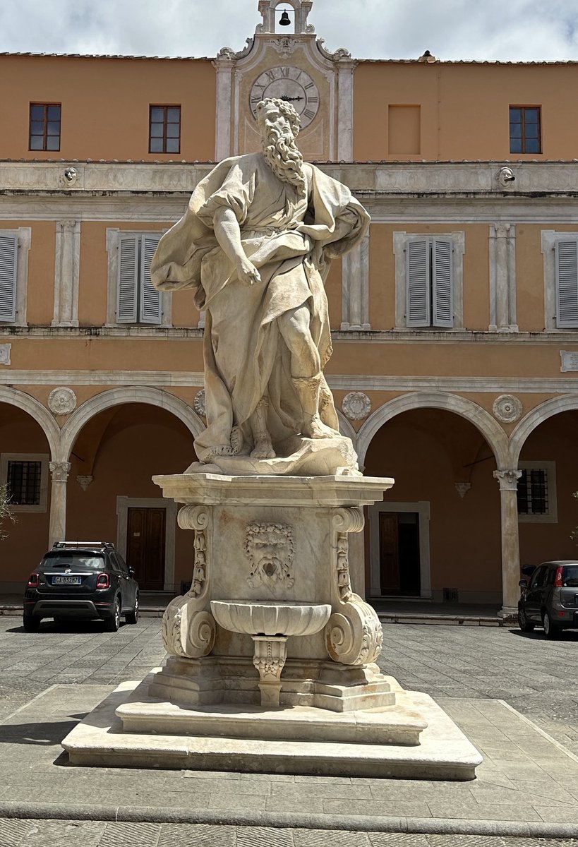Amazing statue of Moses in Lucca, Italy. Just one of several incredible historic sites to see.