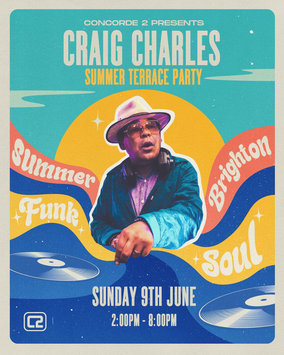 SoulCasserole's tweet photo. Craig Charles Summer Terrace Party w/ support from Dj Dustee Du Soul Casserole https://t.co/IMNew4UVyZ

Sunday 9th June 3pm - 9pm

After his sell out show here back in November, we cannot be any more excited to welcome Craig back. https://t.co/BpetR4Uspb