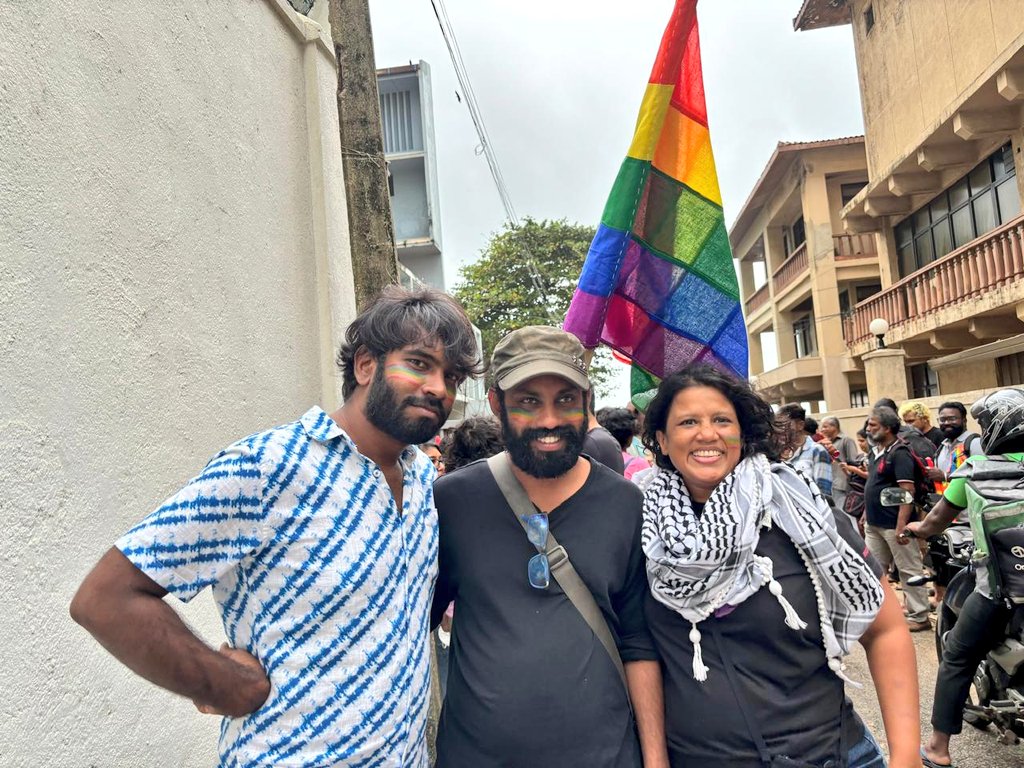 EmDeeS11's tweet photo. Celebrating Freedom #PrideParade organised by Generation Pride, held yesterday (01 June), in Colombo.
#Repeal365
#LoveIsLoveIsLove
#KillThePatriarchy
#EyesOnRafah
#FreePalestine
#FreedomForAll https://t.co/3pyK6D5Ebs