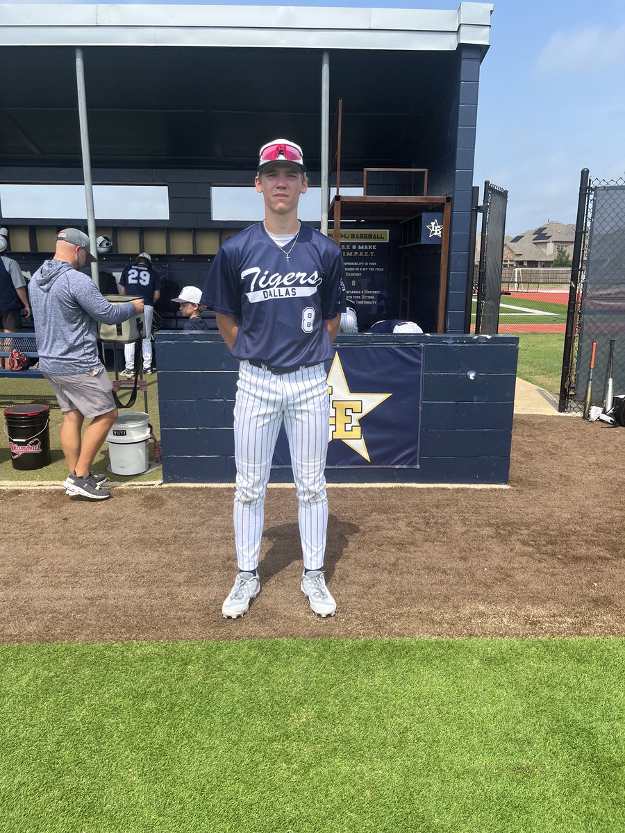 FiveToolTexas's tweet photo. F: @DTigerBaseball Cummings 4, @ImpactBsblClub Worley 4
PoG: @Nolan_Hable8 2-2, 2B, R, BB
Notable: @ashermartinez10 1-1, RBI, R, 2 BB https://t.co/WuNv4bYfTn