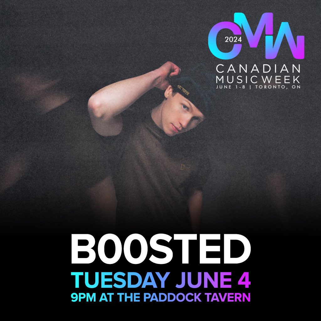 Toronto! 

Preforming live @thepaddockto for @canadianmusicweek next Tuesday June 4th @ 9:00PM

🎫Tickets will be $10 at the door🎫

I’ll see y’all there!

<a href="/604Records/">604 Records</a>