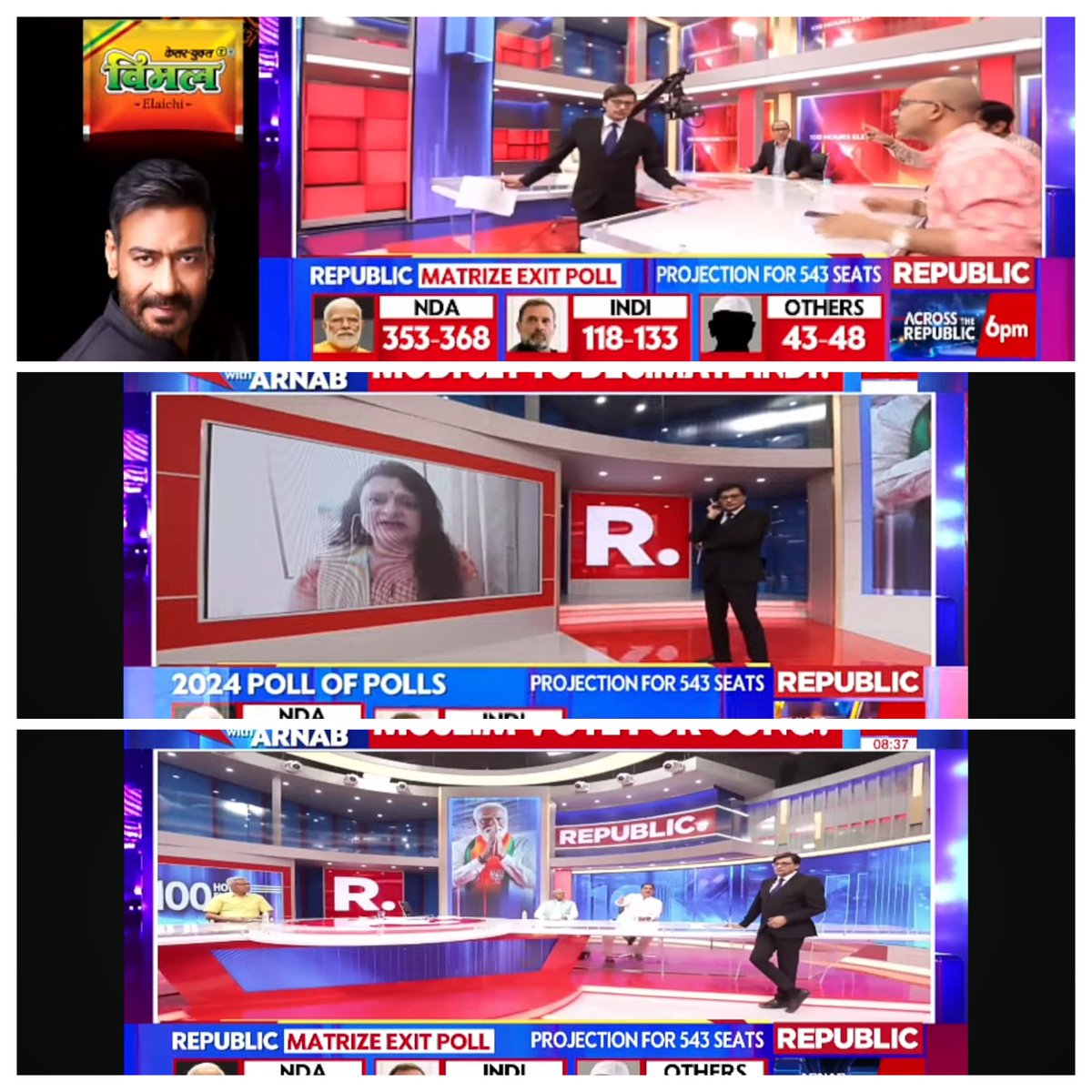 Gurleen03526614's tweet photo. Arnab sir today's debates were amazing I really enjoyed the debates and u looked good today. You debated in Hindi as well, in Hindi nd English u debated 2 hours each so plz take care of ur throat. Gn see u tc bye๐โ๏ธ
@republic
#ArnabGoswami
#WeekendDebateWithArnab https://t.co/5ikqEtafxt