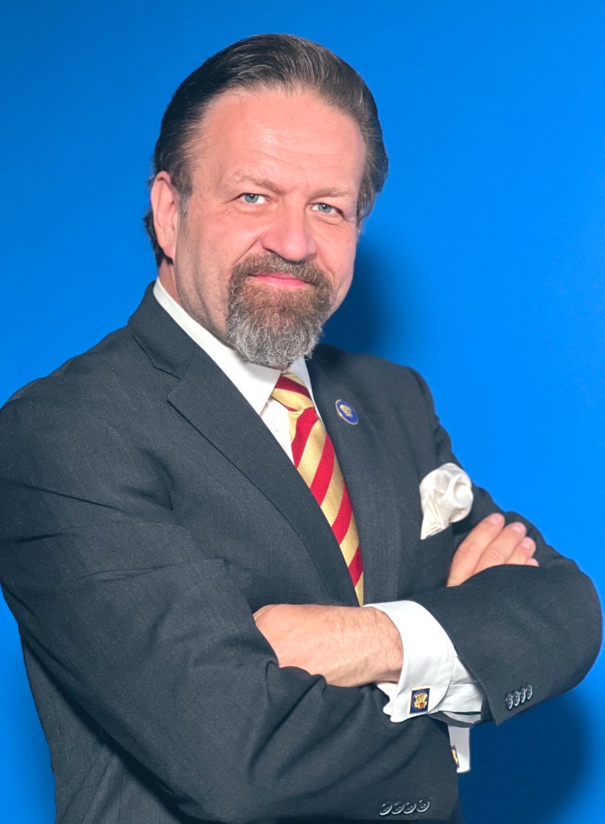 SebGorka's tweet photo. Greetings.  

My name is Sebastian Gorka. 

I’m a heterosexual man. 

The only flag that expresses my pride is the American flag 

I am voting for President Trump. 

Are you? https://t.co/JVznjq7btE