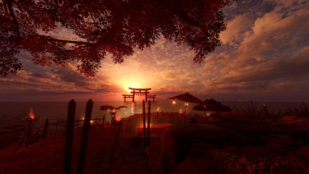 Bradlee1011's tweet photo. World name: お彼岸
By: しーの／T_Shiino
Platform: PC &amp; Quest 

#VRChat #VRChat_world紹介 https://t.co/uGkDBgsjst