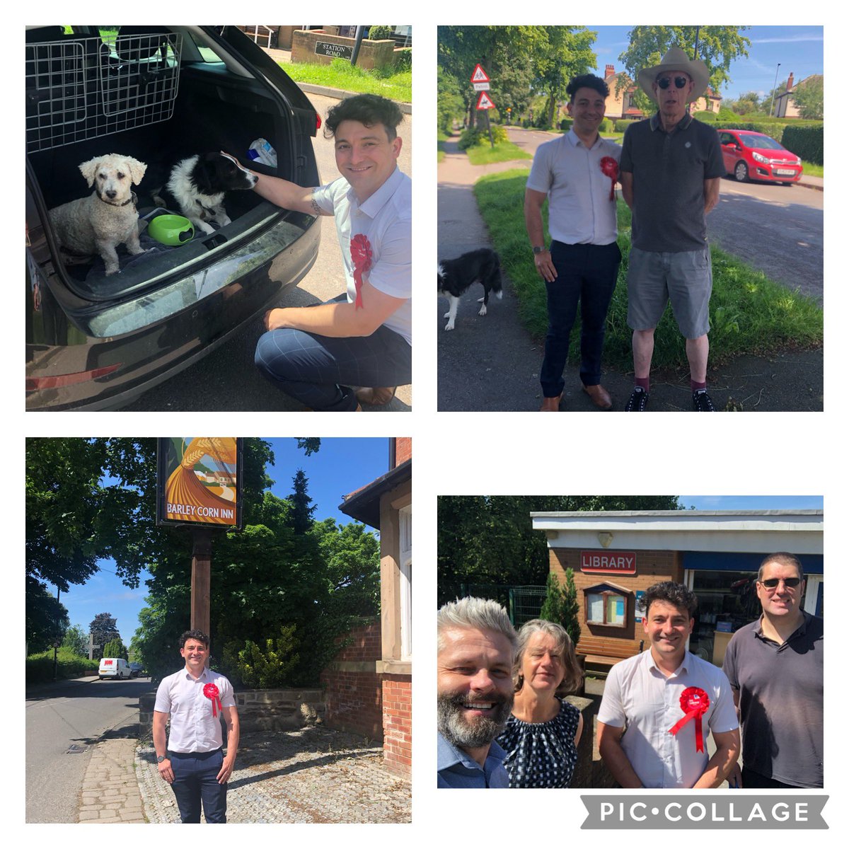WetherbyEasing's tweet photo. Fantastic day campaigning in Scholes with our candidate Ben Pickles. Lot of positivity and policy questions in the sunshine. Polls show Labour neck and neck with the Conservatives in our constituency. Every day campaigning helps. https://t.co/tBO2EULg5a