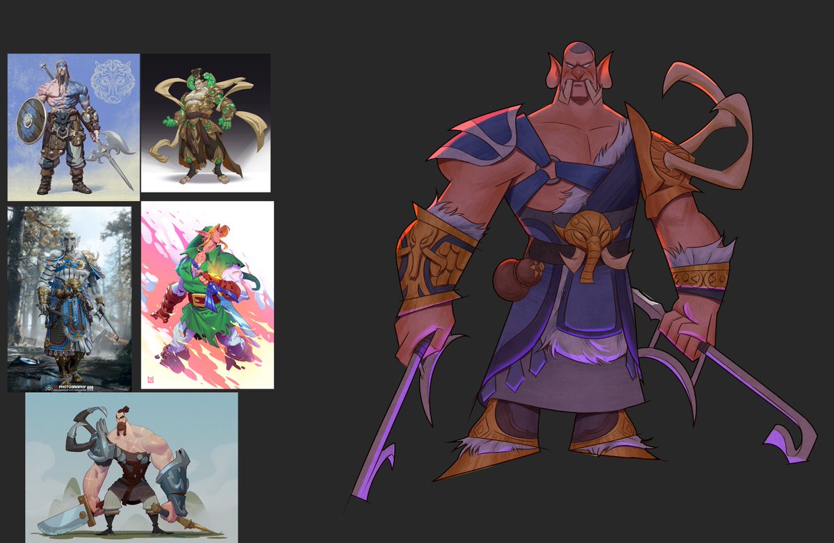 Stylized character course assignment 
Journey to the West Villians: Yellow-Toothed Elephant
I really like the shoulder armor, <a href="/MaxGrecke/">Max Grecke</a> inspired it. Thank you very much you are my biggest inspiration 🥹🙌