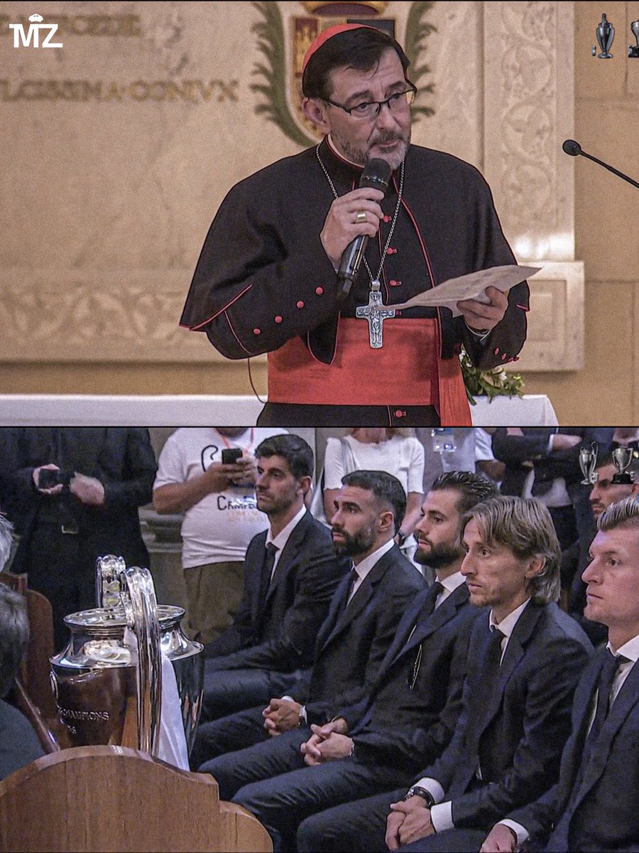 🗣️ Bishop: “Jesus also thanks you for bringing this trophy home.”