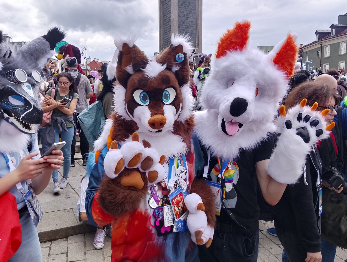 granat155's tweet photo. My first Fursuit 😊 in 2024
My first Fursuitwalk🐺 in Warsaw in 2024
#wfw 
#wfw24
#fursuit 
#furry https://t.co/XWiqgX2AyI