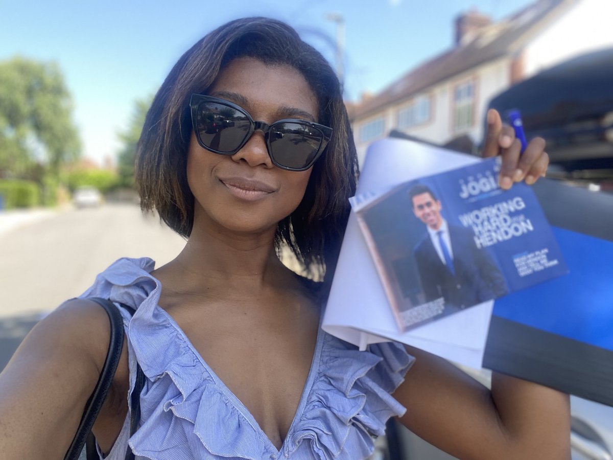 JamilaRGB's tweet photo. A great week out on the doorstep! With an opposition leader who doesn’t know who he is, or who’s in charge, the choice is clear… #voteconservative
#walk2win #torydoorstep https://t.co/5Eo6bsCb69