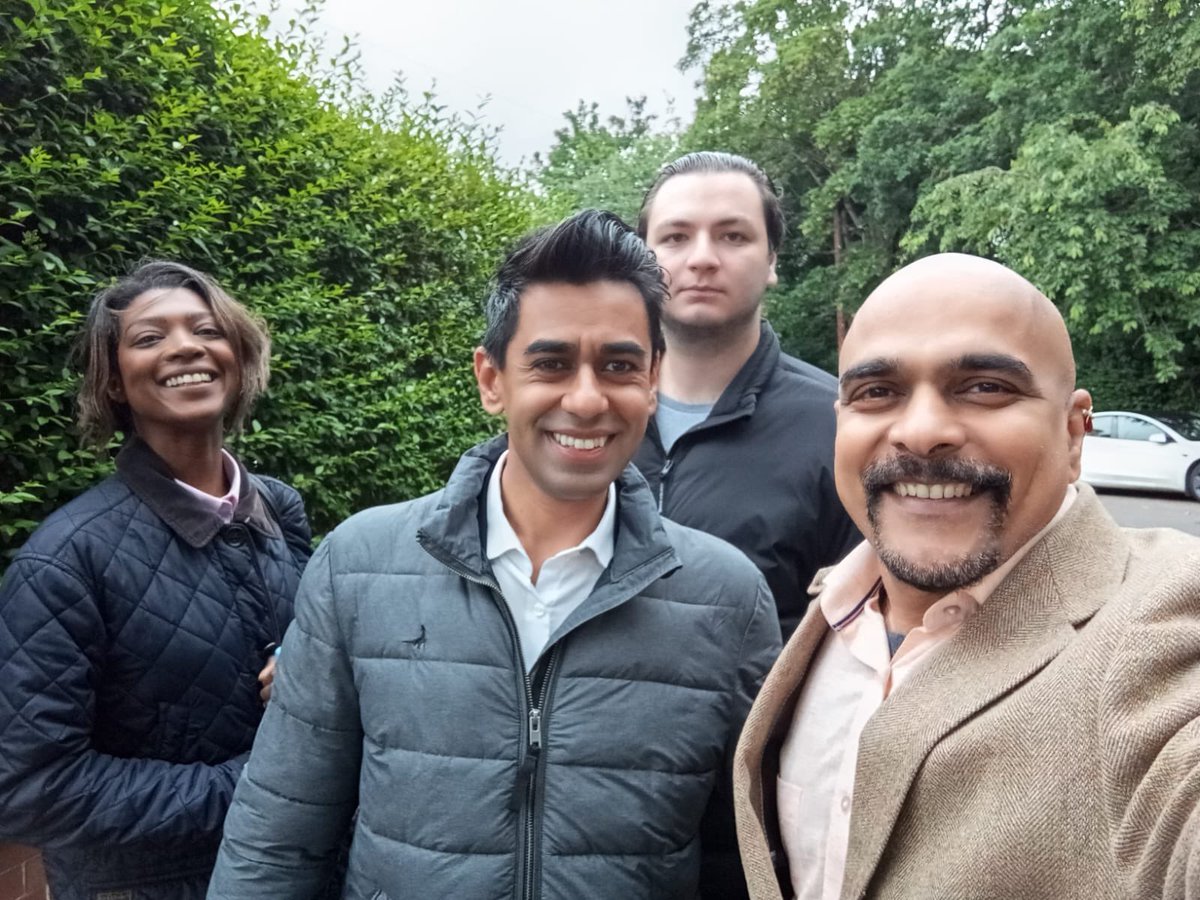 JamilaRGB's tweet photo. A great week out on the doorstep! With an opposition leader who doesn’t know who he is, or who’s in charge, the choice is clear… #voteconservative
#walk2win #torydoorstep https://t.co/5Eo6bsCb69
