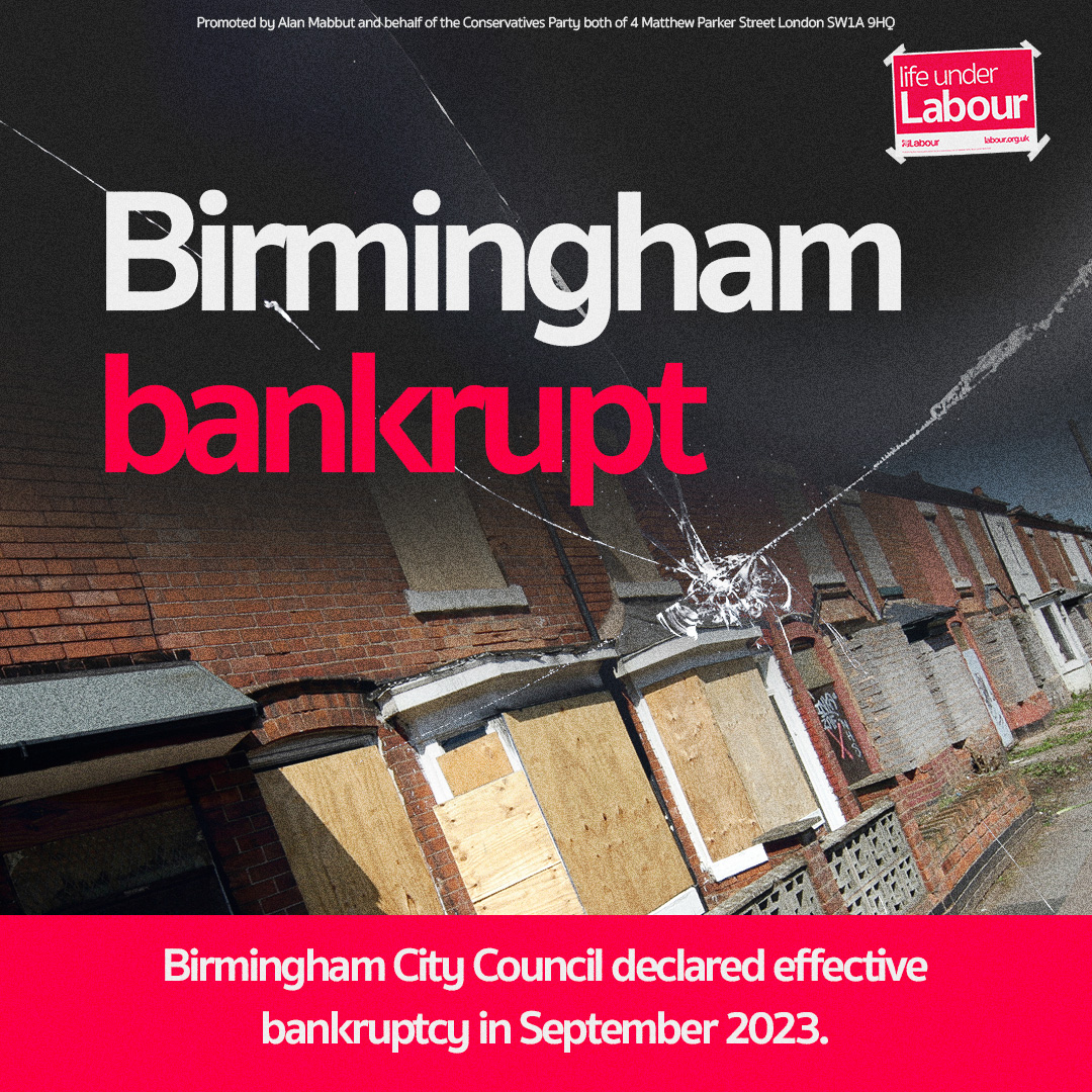 Labour has run Birmingham’s public finances into the ground 👇