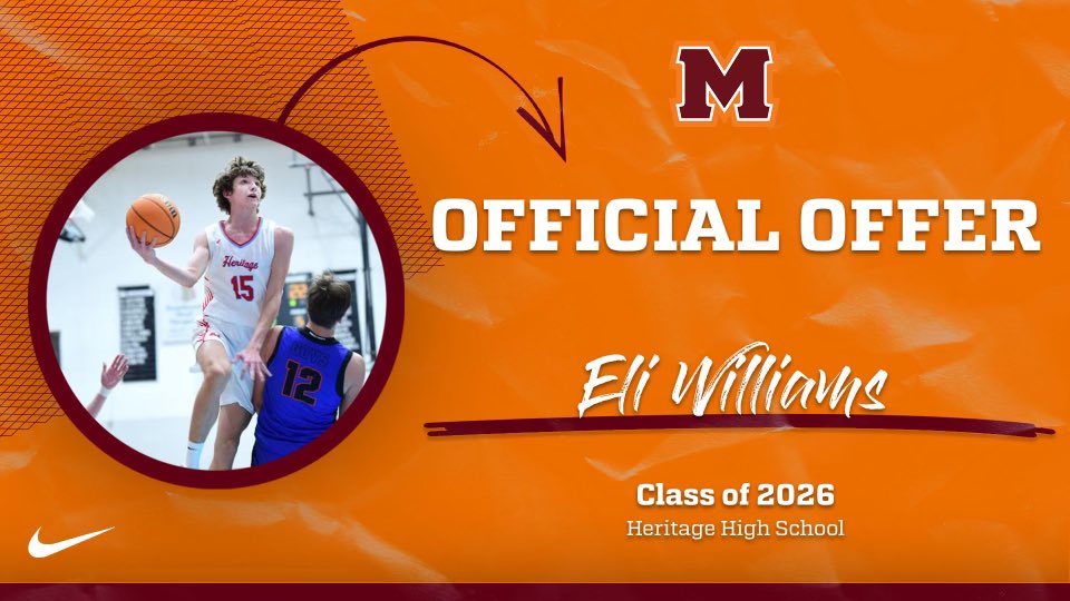 Eli Williams (@eliwilliams1530) on Twitter photo I am blessed to receive an offer from Maryville College! <a href="/McCoachPlaceres/">Raul Placeres</a> <a href="/Mountaineers_BB/">Heritage Mountaineers Basketball</a> @ProOneSelect_TN I am blessed to receive an offer from Maryville College! <a href="/McCoachPlaceres/">Raul Placeres</a> <a href="/Mountaineers_BB/">Heritage Mountaineers Basketball</a> @ProOneSelect_TN