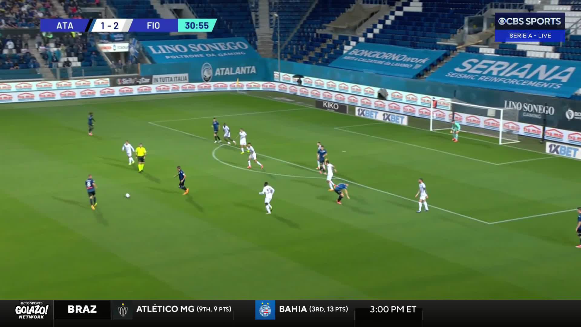 FOUR goals in the first 32 minutes from Atalanta-Fiorentina 👀Georgio Scalvini HIT THAT 🔥